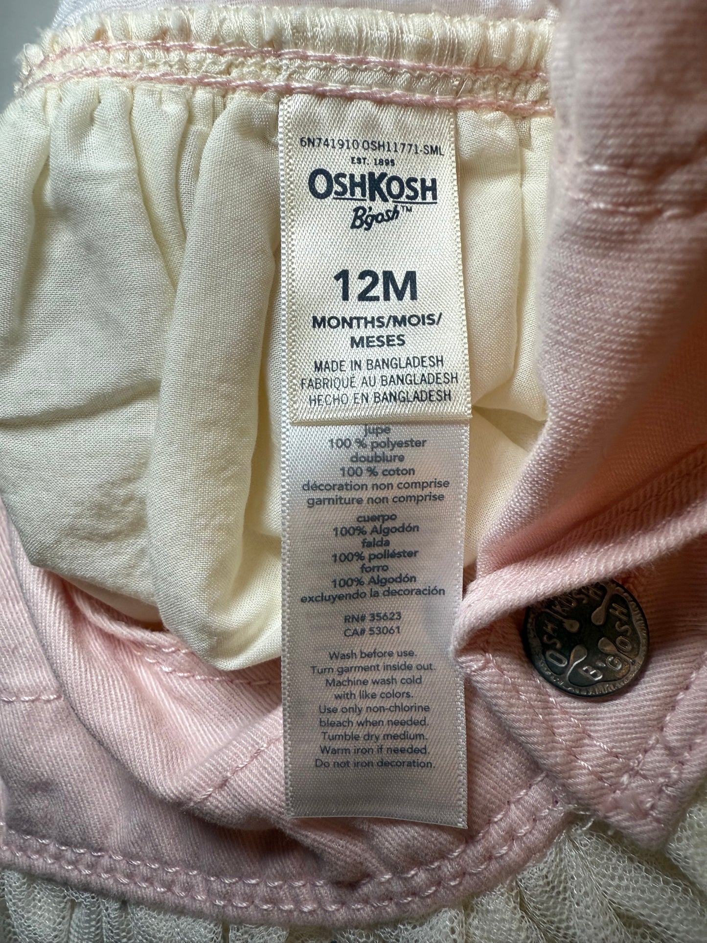 12M Oshkosh Unicorn Dress