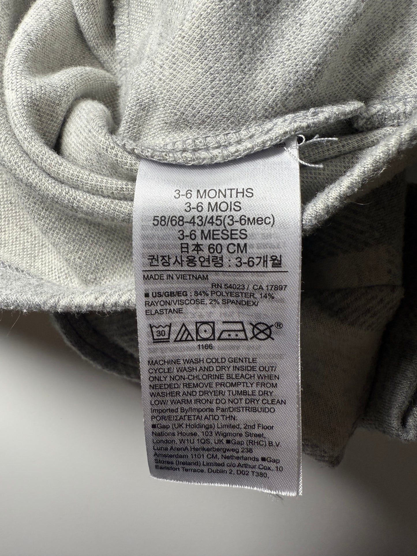 3-6m baby gap cowl neck sweater