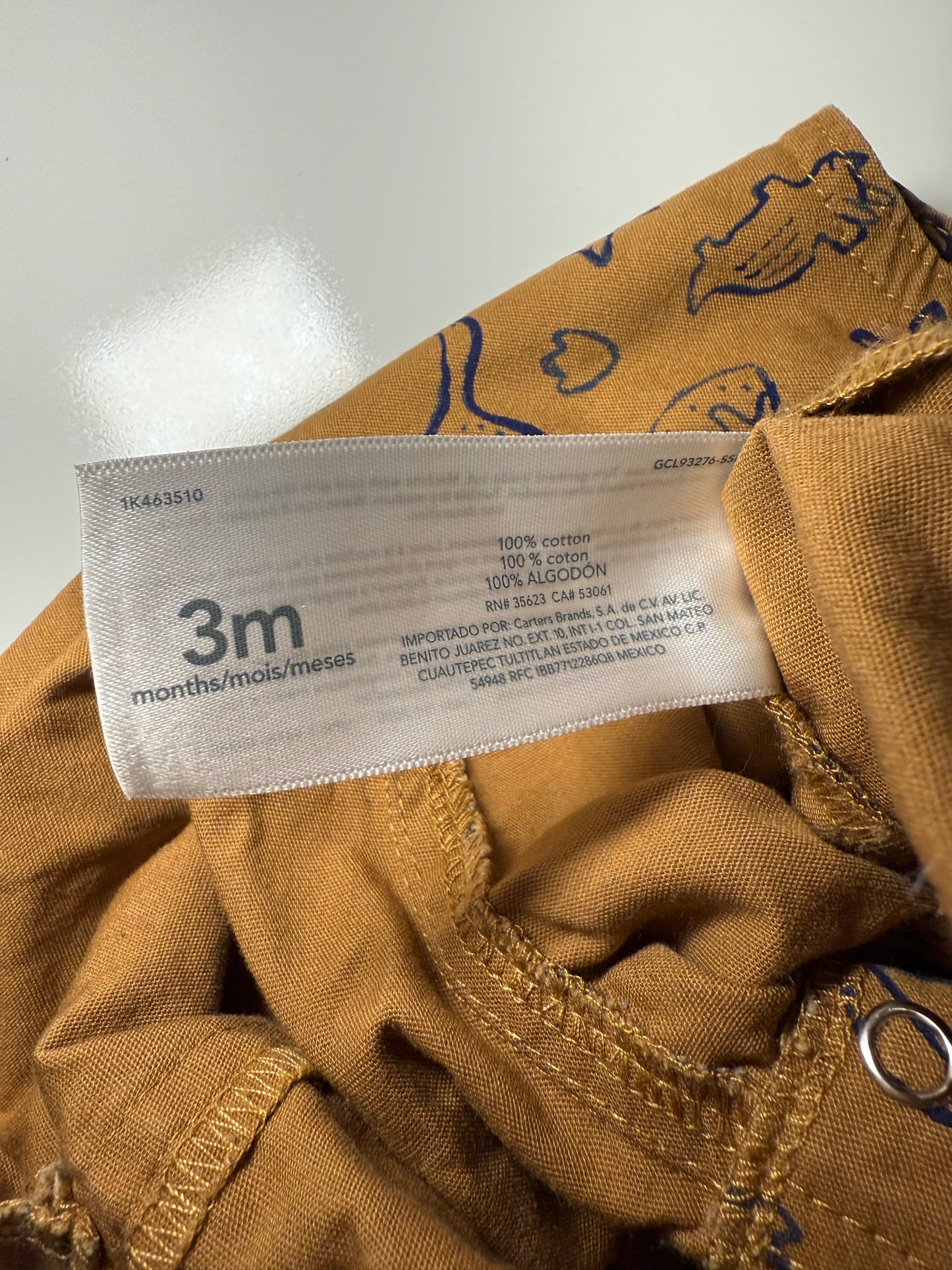 3m Carter���������������������������s overall shorts