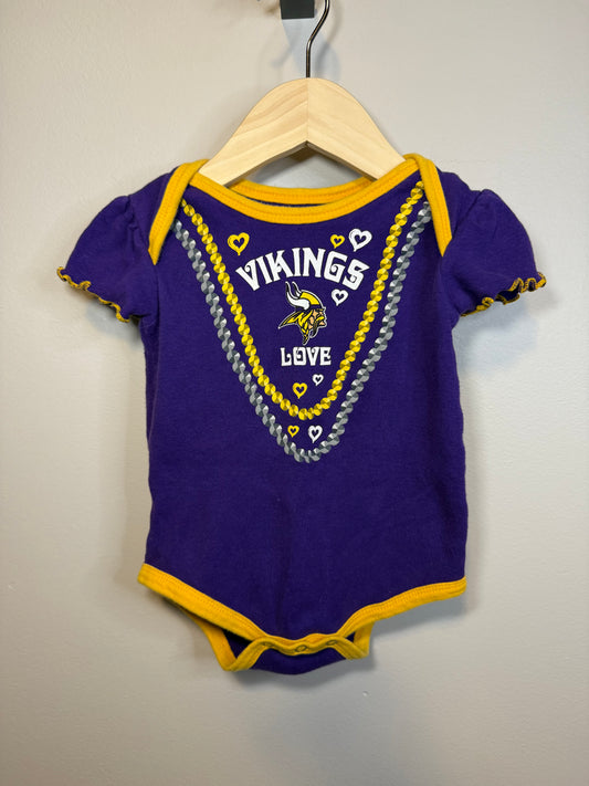 12m MN Vikings onesie