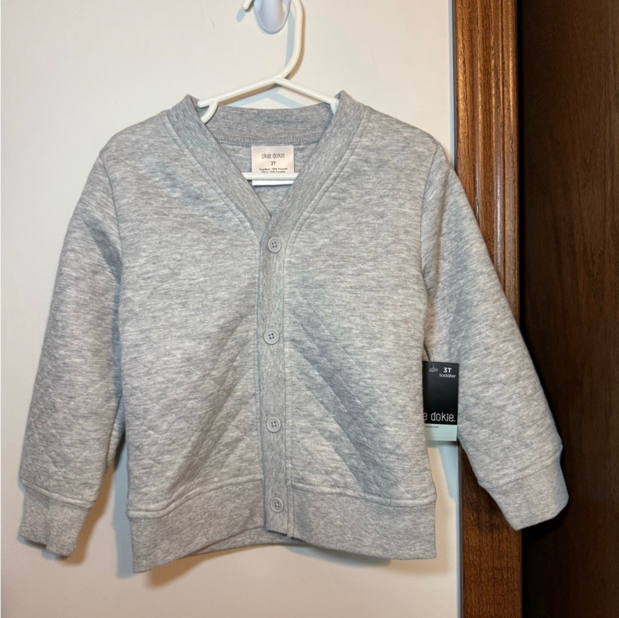 3T NWT Okie Dokie Button Up Cardigan