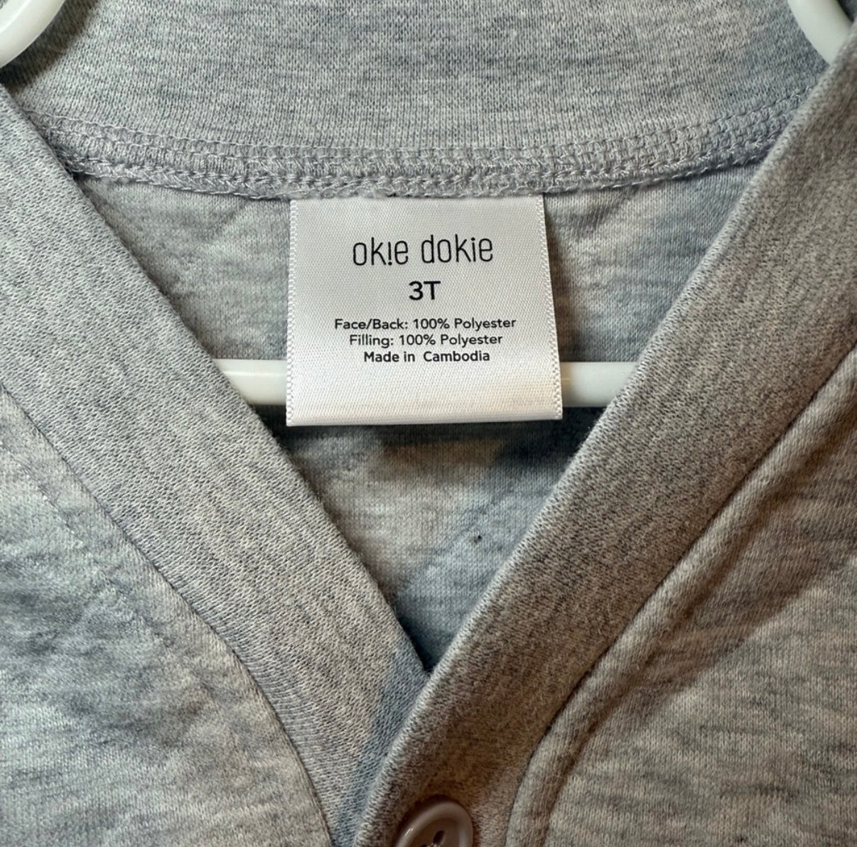 3T NWT Okie Dokie Button Up Cardigan